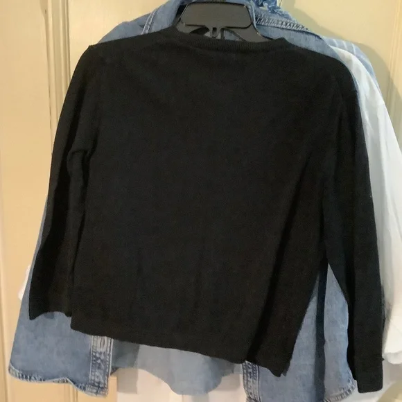 Black Loft Sweater 3/4 sleeve S - Picture 3 of 4